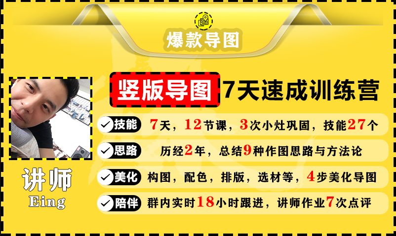 价值1388元【爆款导图】训练营 一张图吸粉800+，学完你也可以插图