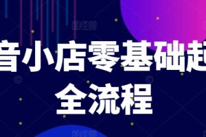 抖音小店零基础起店全流程，快速打造单品爆款技巧、商品卡引流模式与推流算法等